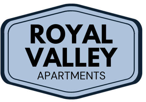 A logo for Royal Valley Apartments is displayed.